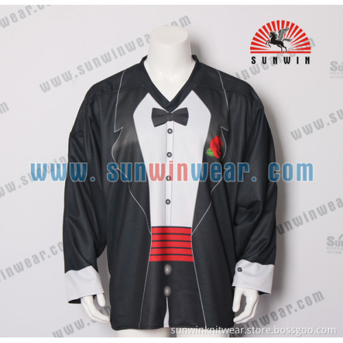 Factory Custom Service Cheap Custom Made Digital Sublimation Print Ice Hockey Jersey